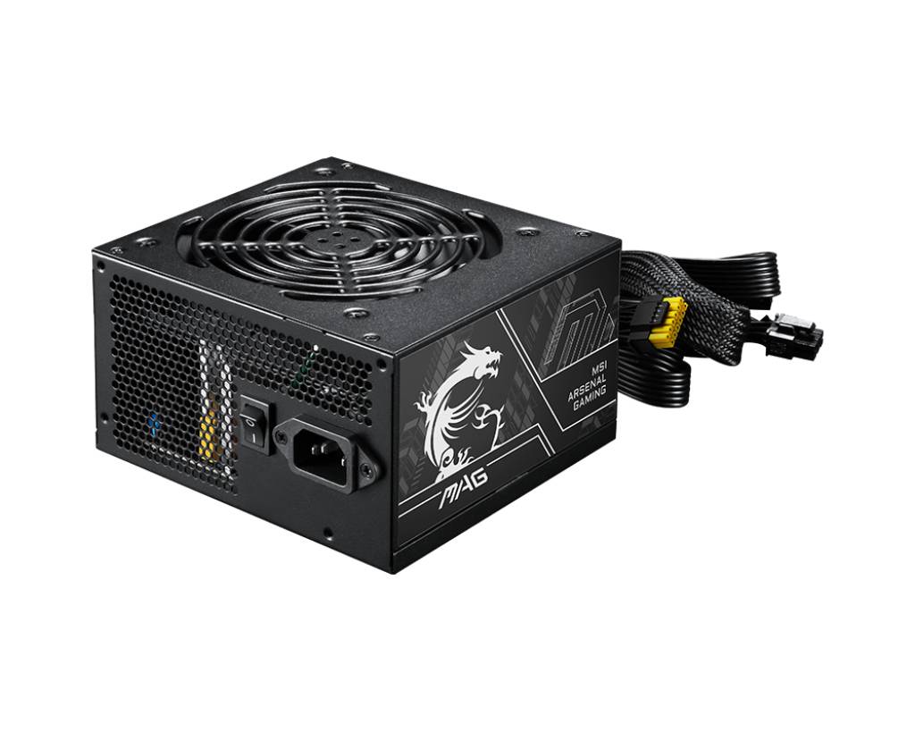 MSI MAG A750BN PCIE5 II power supply unit 750 W 24-pin ATX ATX Zwart