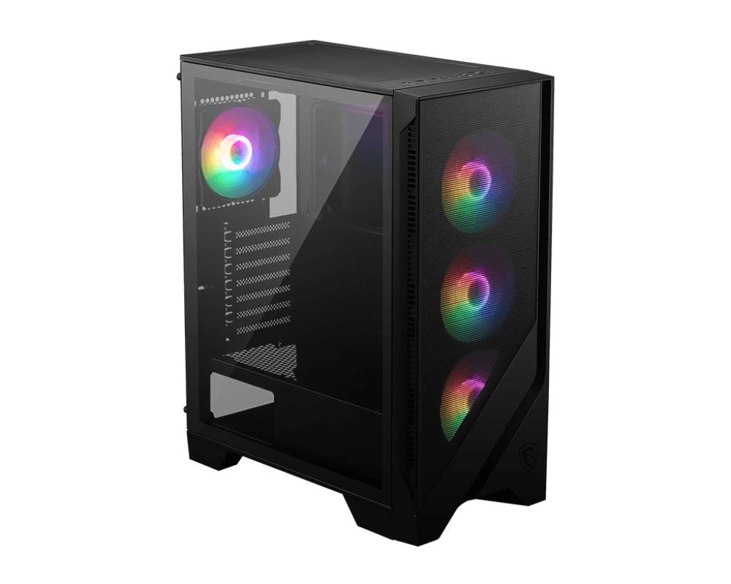MSI MAG Forge 120A AIRFLOW Midi Tower Zwart, Transparant