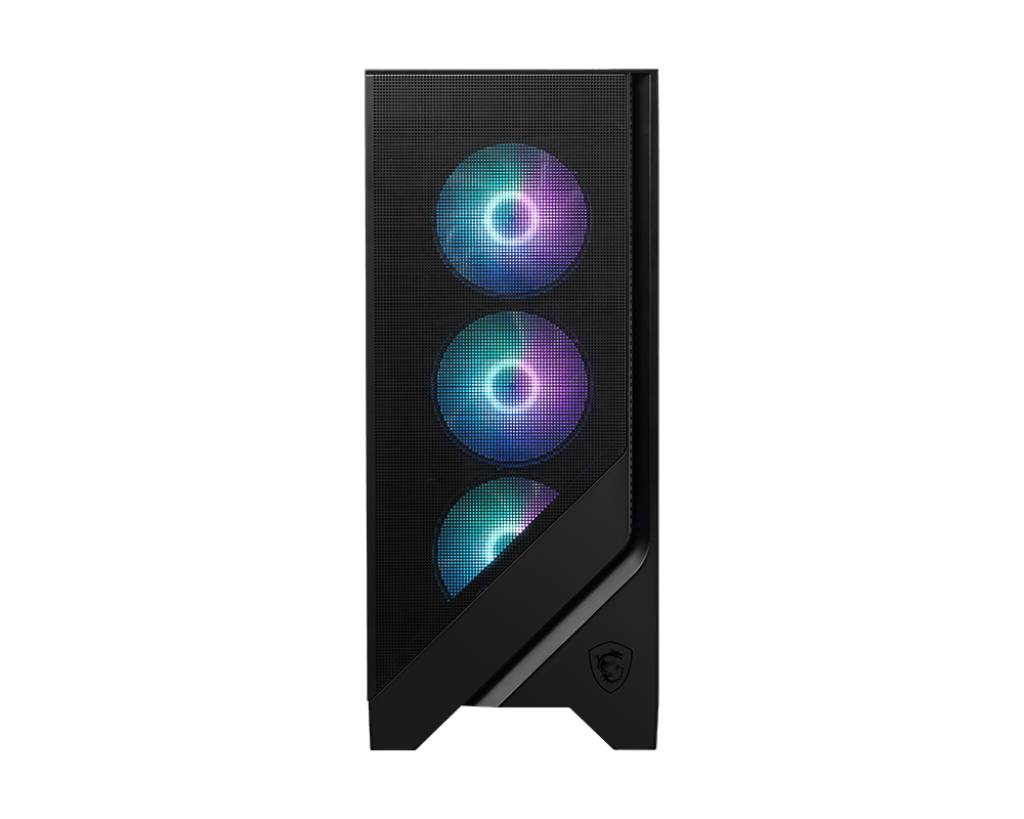 MSI MAG Forge 320R AIRFLOW Micro Tower Zwart, Transparant