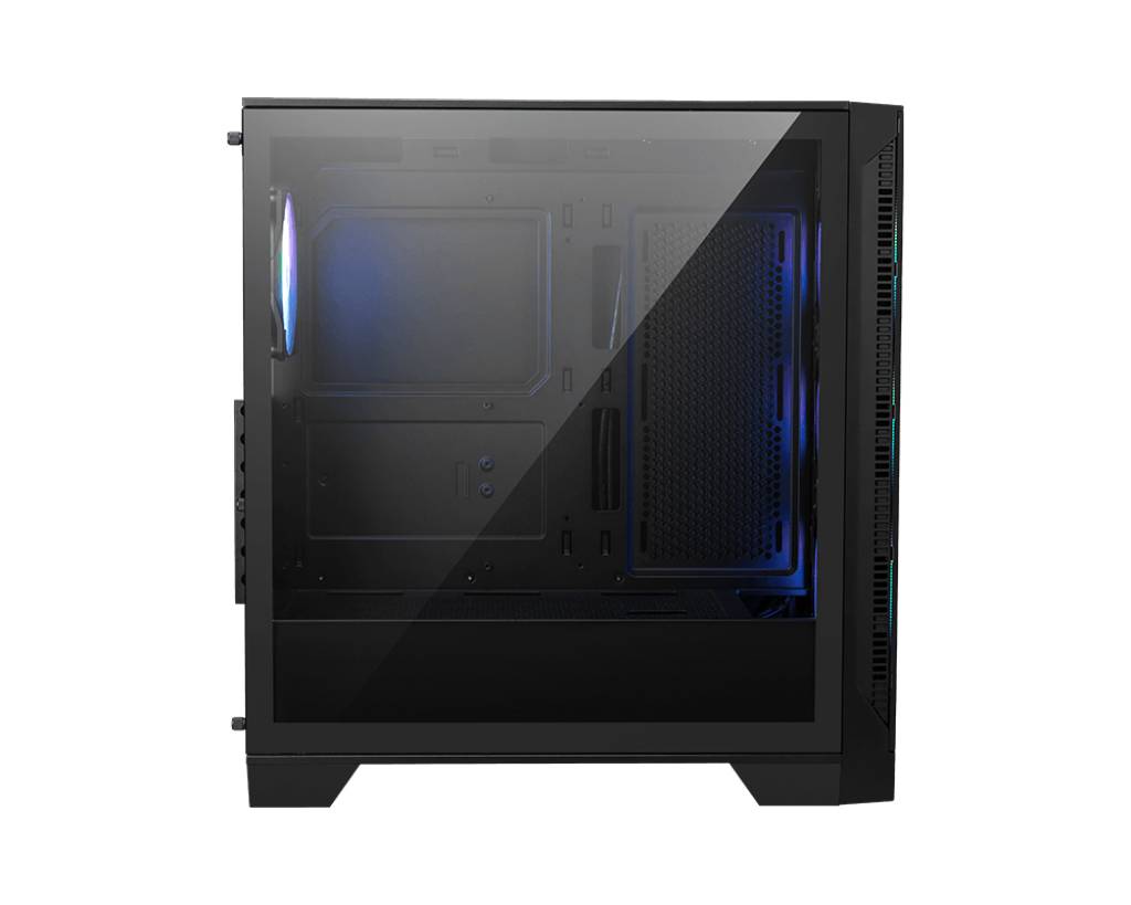 MSI MAG Forge 320R AIRFLOW Micro Tower Zwart, Transparant