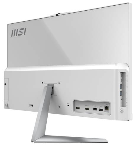 MSI Modern AM242 1M-1220EU All-in-One PC/workstation Intel Core 5 120U 60,5 cm (23.8") 1920 x 1080 Pixels Alles-in-één-pc 8 GB DDR5-SDRAM 512 GB SSD Windows 11 Pro Wi-Fi 6E (802.11ax) Wit