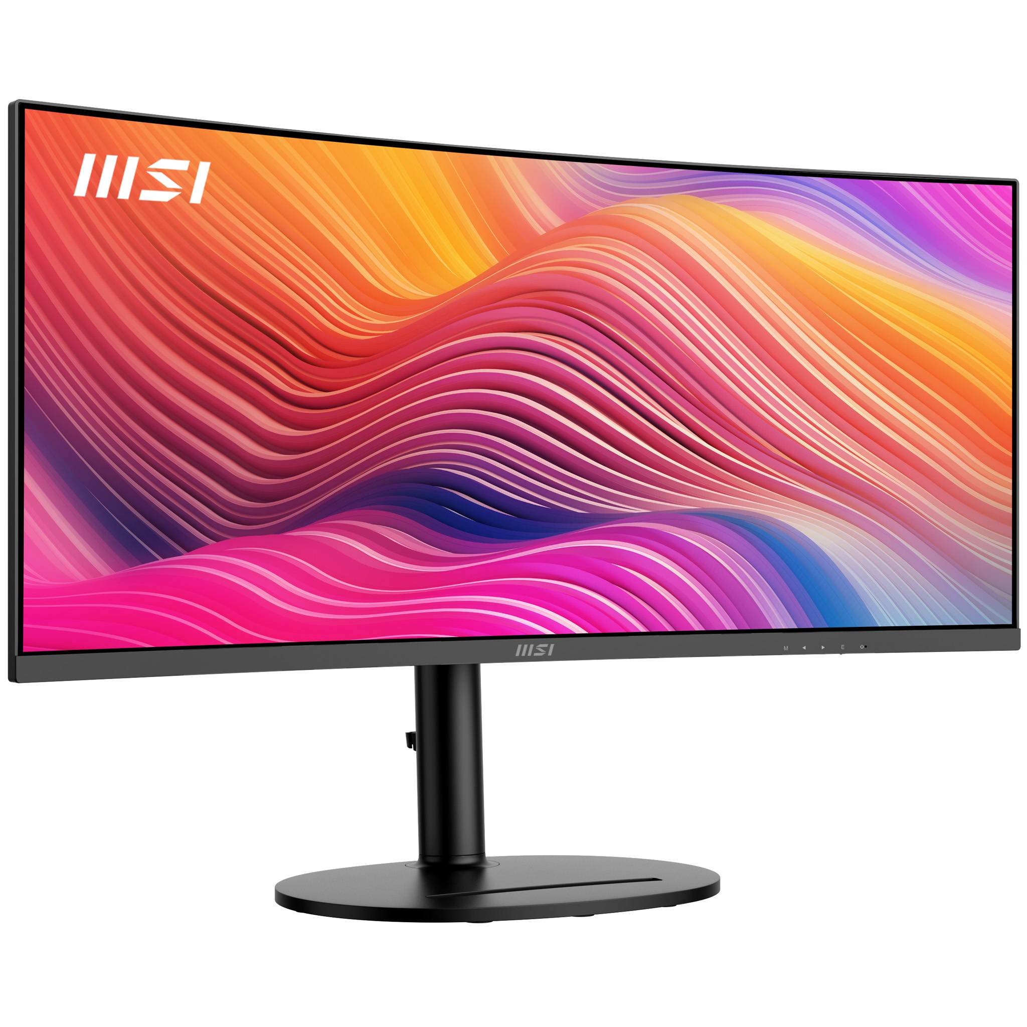 MSI Modern MD342CQP computer monitor 86,4 cm (34") 3440 x 1440 Pixels UltraWide Quad HD LCD Zwart