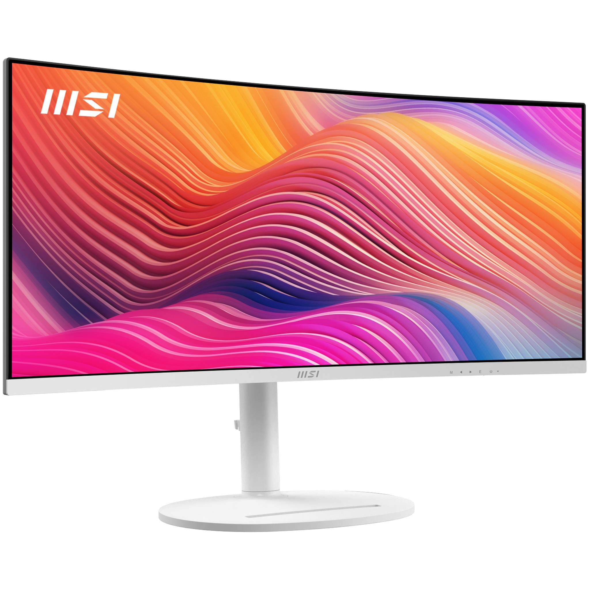 MSI Modern MD342CQPW computer monitor 86,4 cm (34") 3440 x 1440 Pixels UltraWide Quad HD Wit