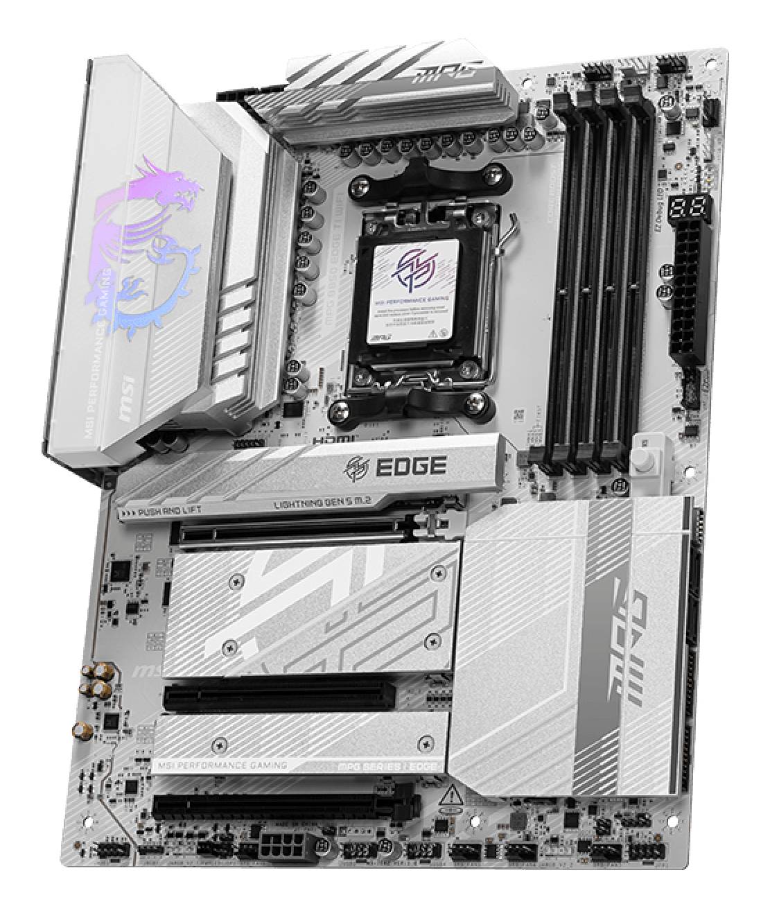 MSI MPG B850 EDGE TI WIFI moederbord AMD B850 Socket AM5 ATX
