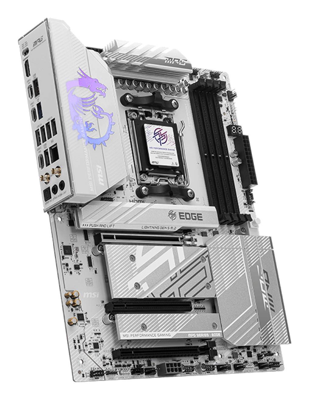 MSI MPG B850 EDGE TI WIFI moederbord AMD B850 Socket AM5 ATX