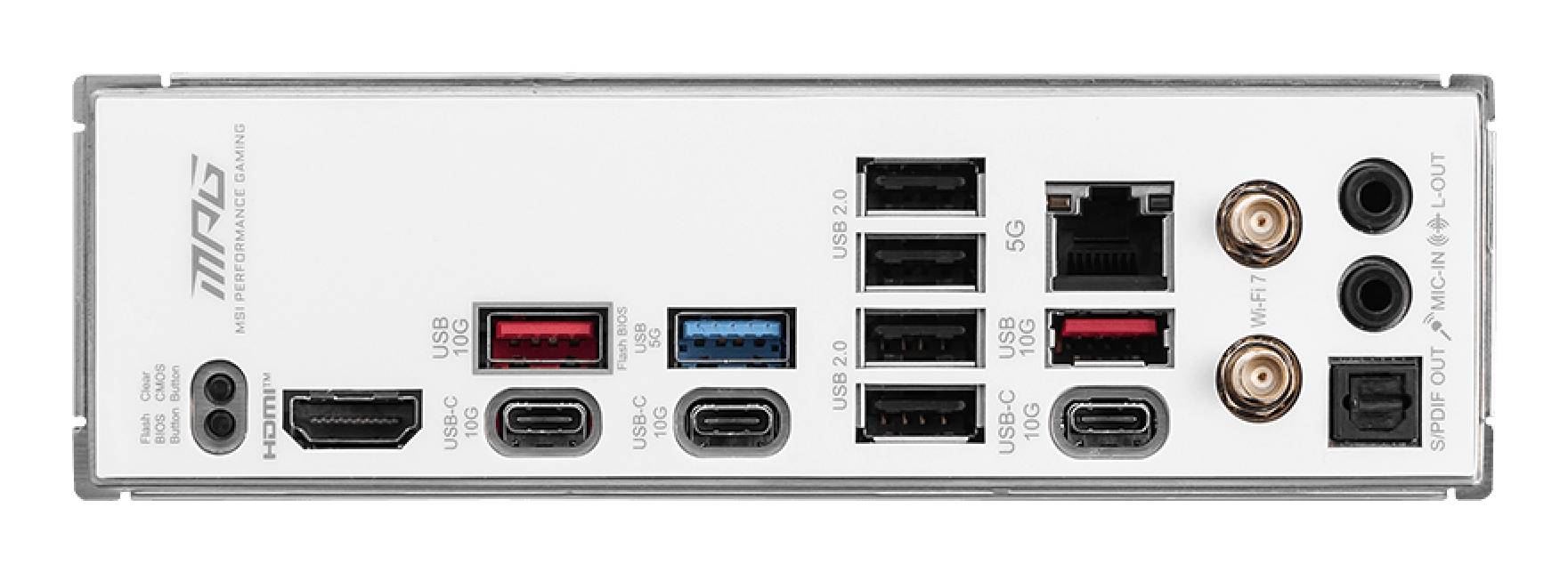 MSI MPG B850 EDGE TI WIFI moederbord AMD B850 Socket AM5 ATX