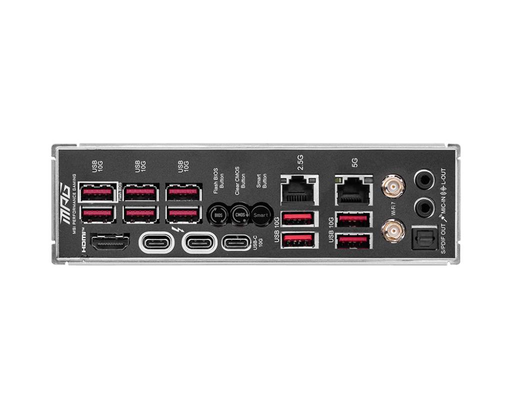 MSI MPG Z890 CARBON WIFI moederbord Intel Z890 LGA 1851 (Socket V1) ATX