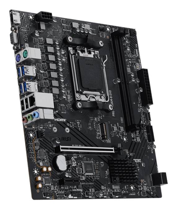 MSI PRO A620AM-B EVO moederbord AMD A620A Socket AM5 ATX