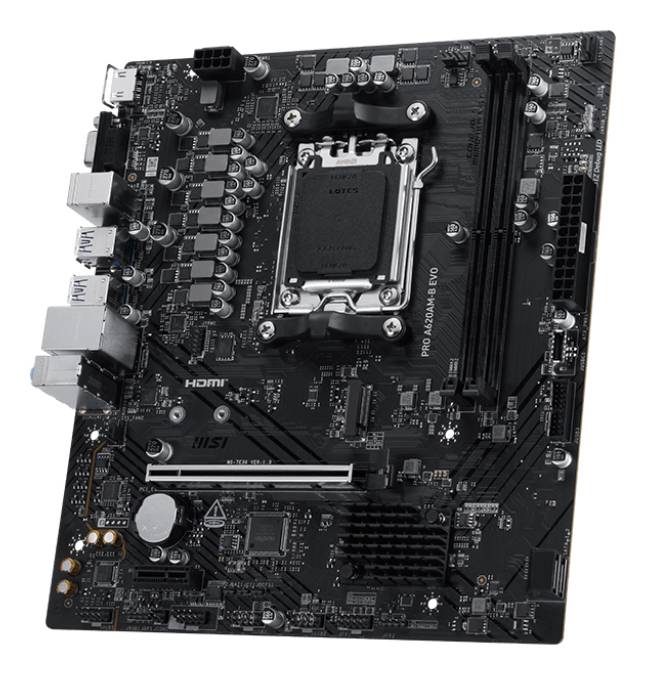 MSI PRO A620AM-B EVO moederbord AMD A620A Socket AM5 ATX