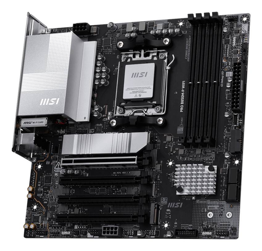 MSI PRO B850M-P WIFI moederbord AMD B850 Socket AM5 micro ATX