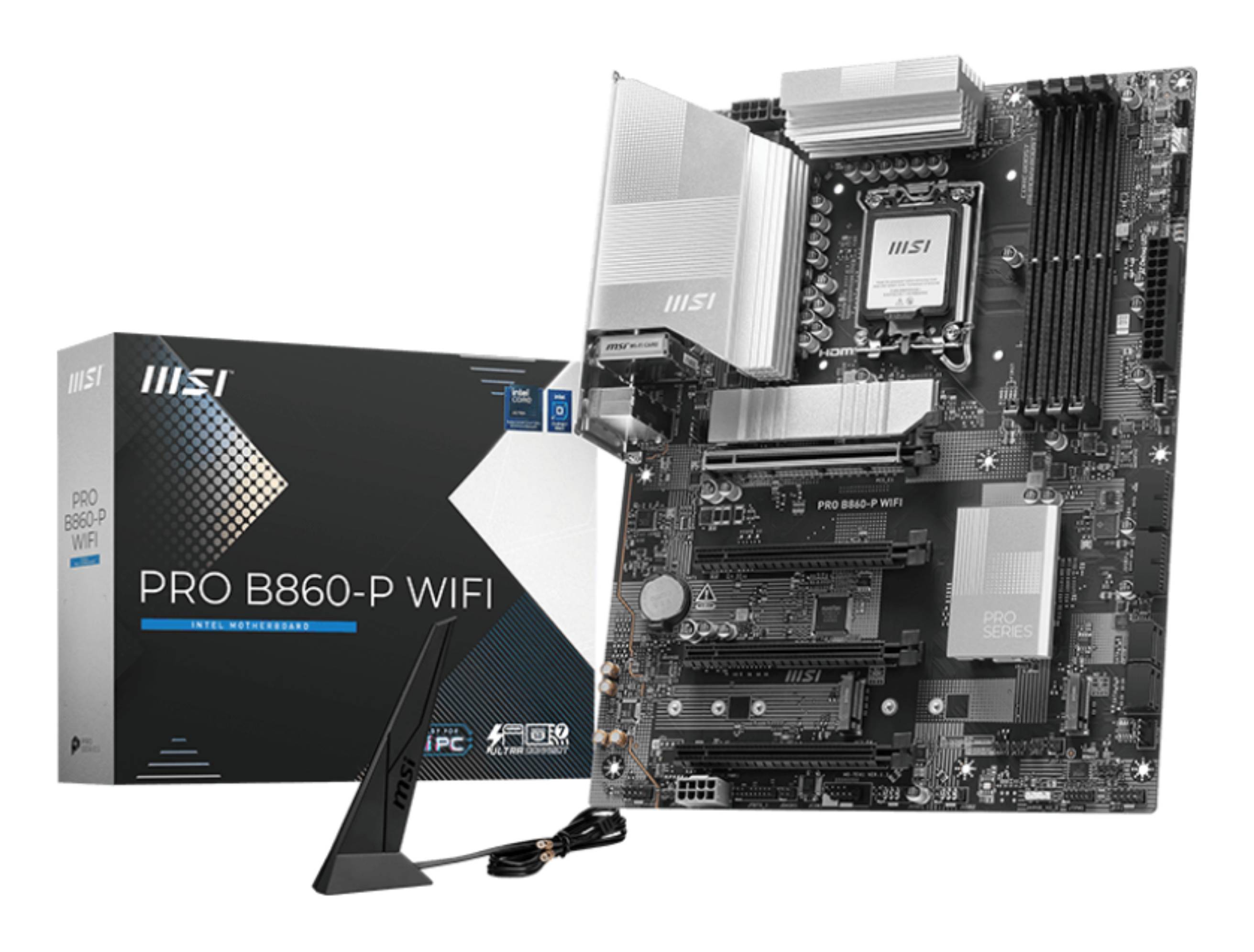 MSI PRO B860-P WIFI moederbord Intel B860 LGA 1851 (Socket V1) ATX