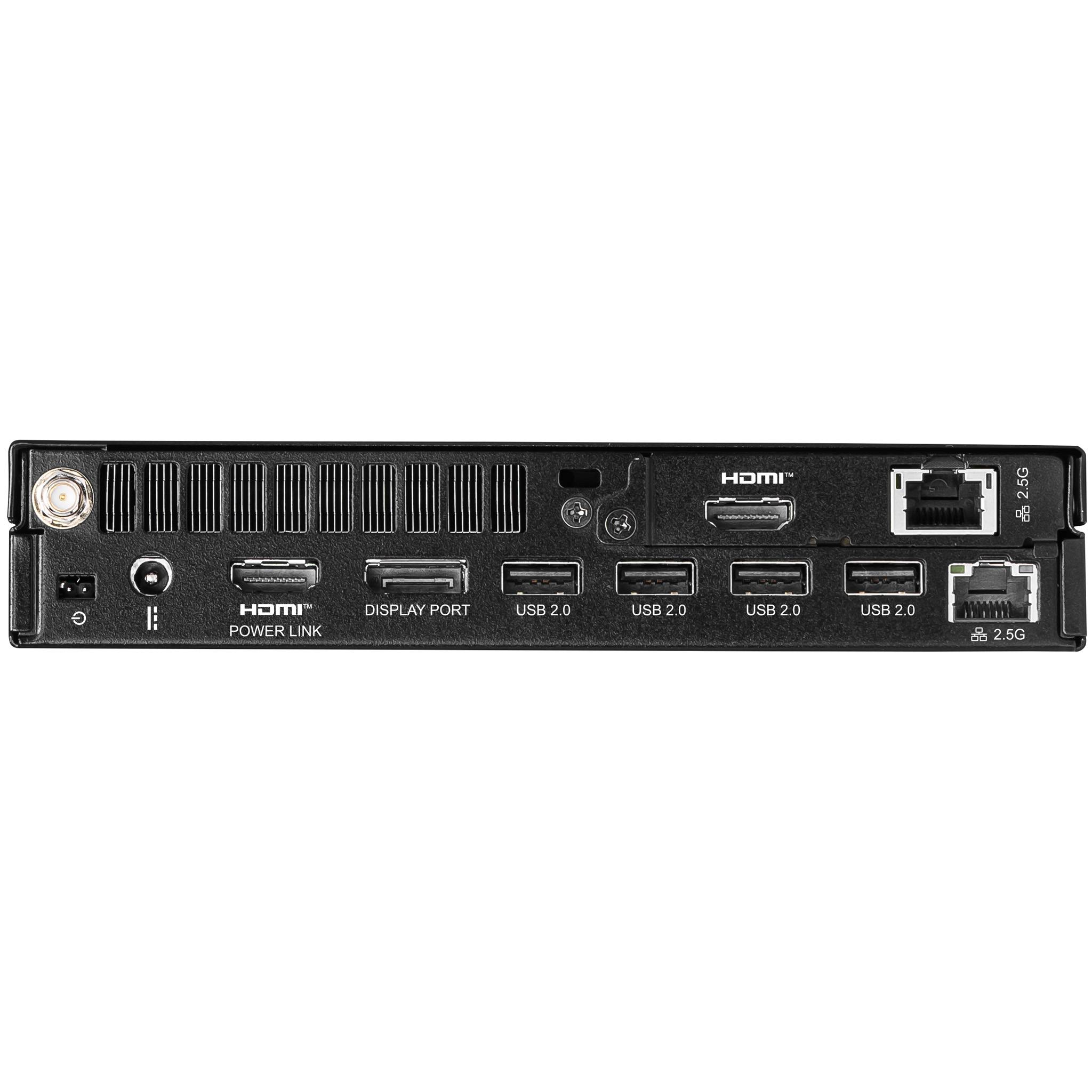 MSI PRO DP10 A14MG-003BEU PC's/werkstation Intel® Pentium® Gold G7400 1,1L maat pc Mini PC barebone Zwart