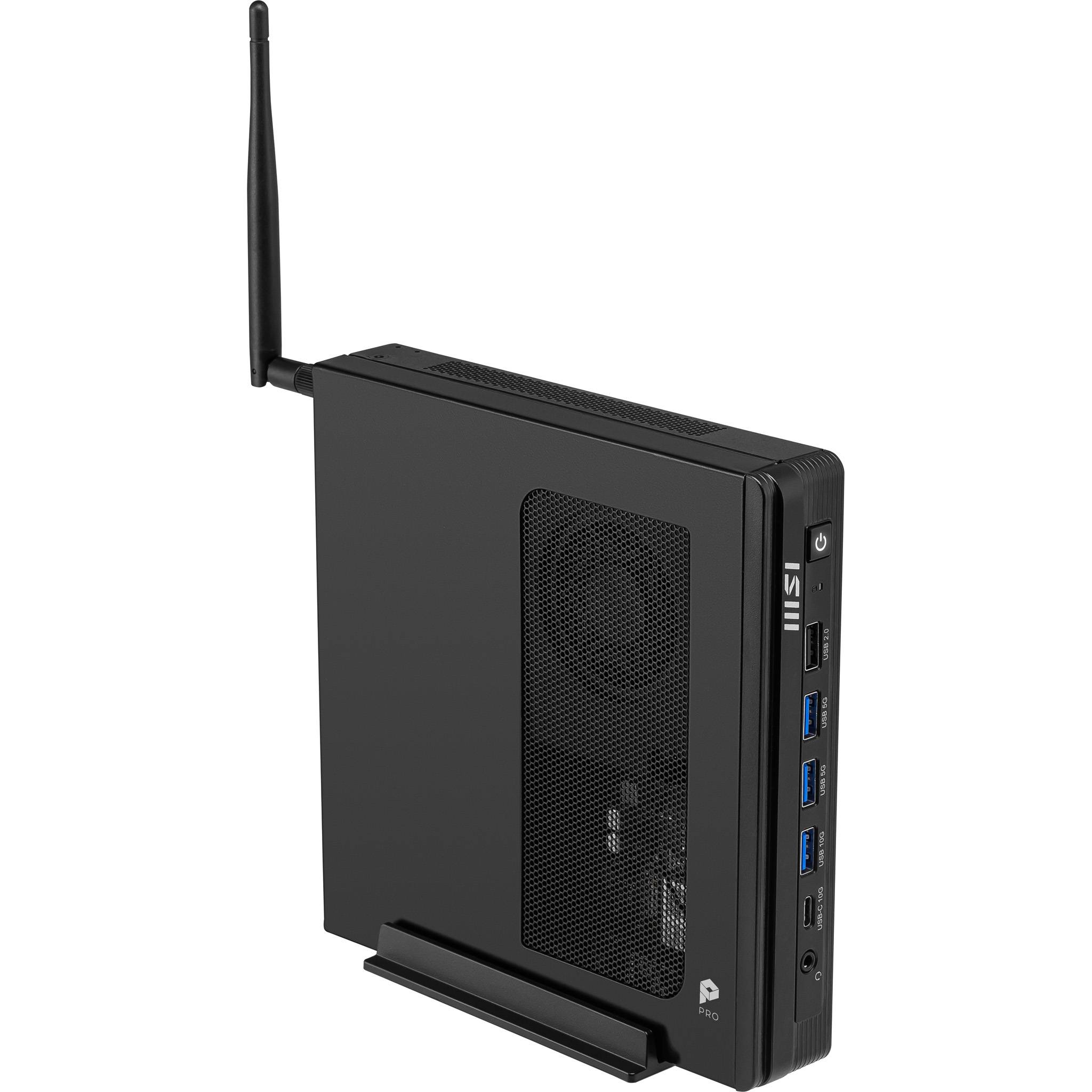 MSI Pro DP10 A14MG-004EU PC's/werkstation Intel® Pentium® Gold G7400 8 GB DDR5-SDRAM 128 GB SSD Windows 11 Pro Mini PC Zwart