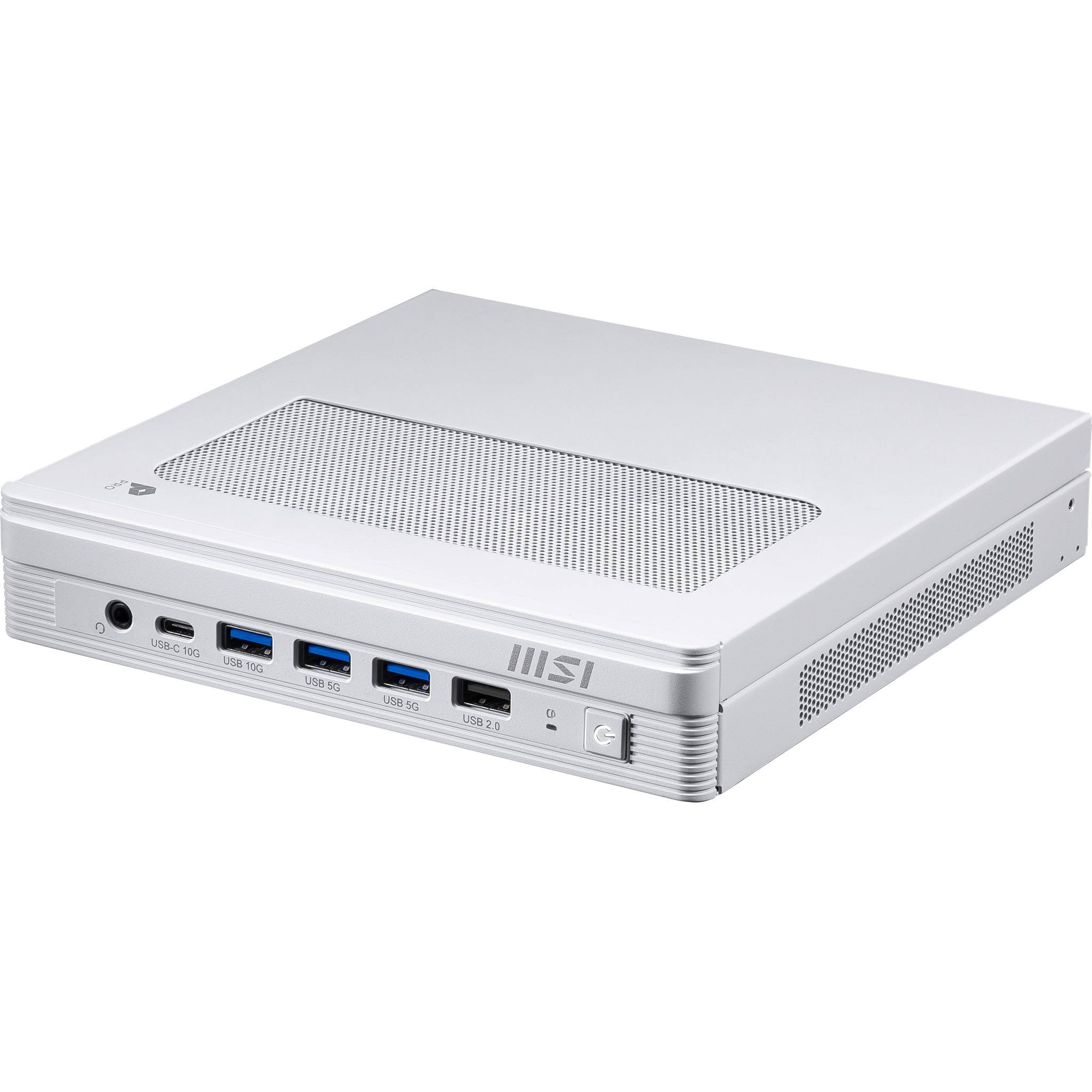 MSI PRO DP10 A14MG-006BEU PC's/werkstation Intel® Core™ i3 i3-14100 1,1L maat pc Mini PC barebone Wit