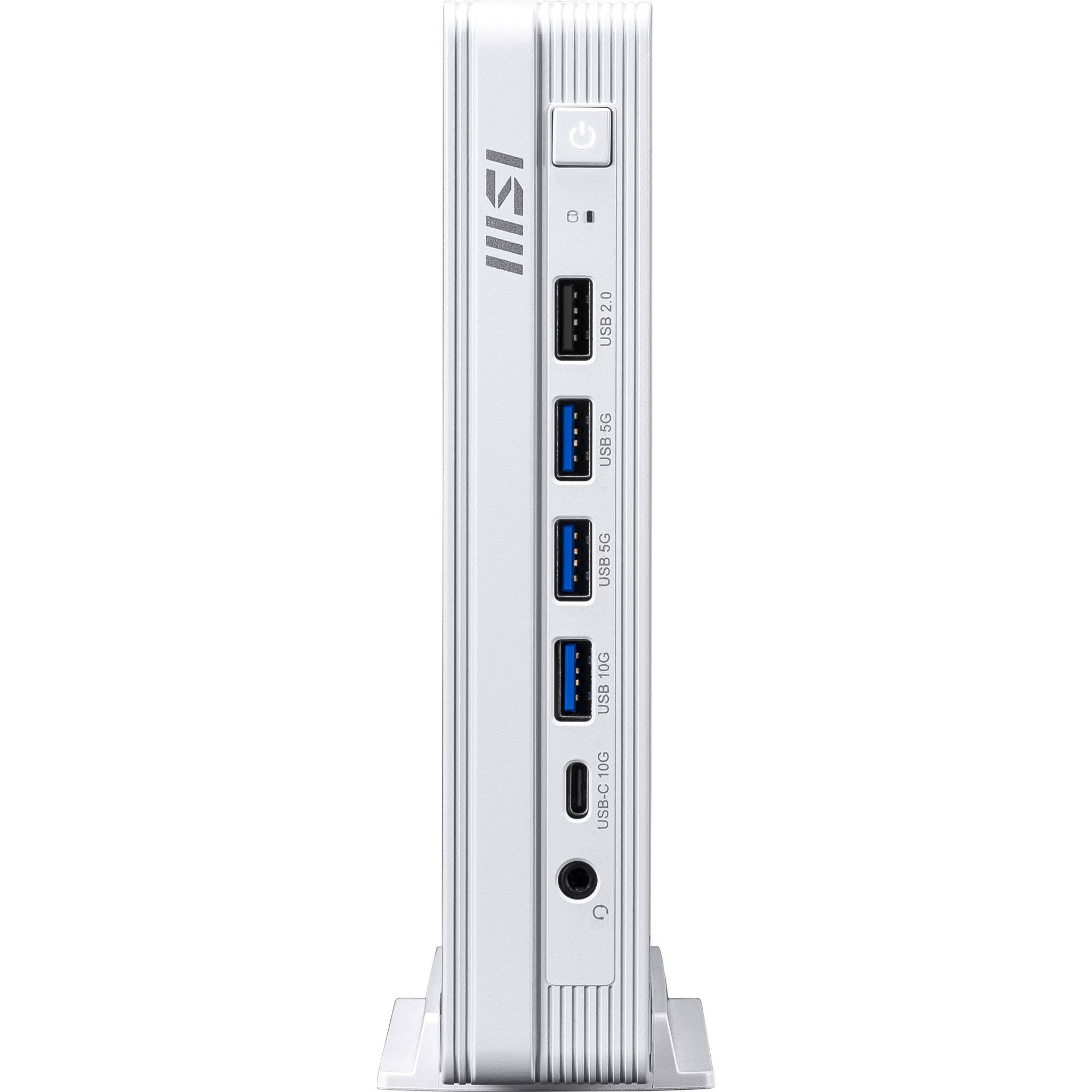 MSI PRO DP10 A14MG-006BEU PC's/werkstation Intel® Core™ i3 i3-14100 1,1L maat pc Mini PC barebone Wit