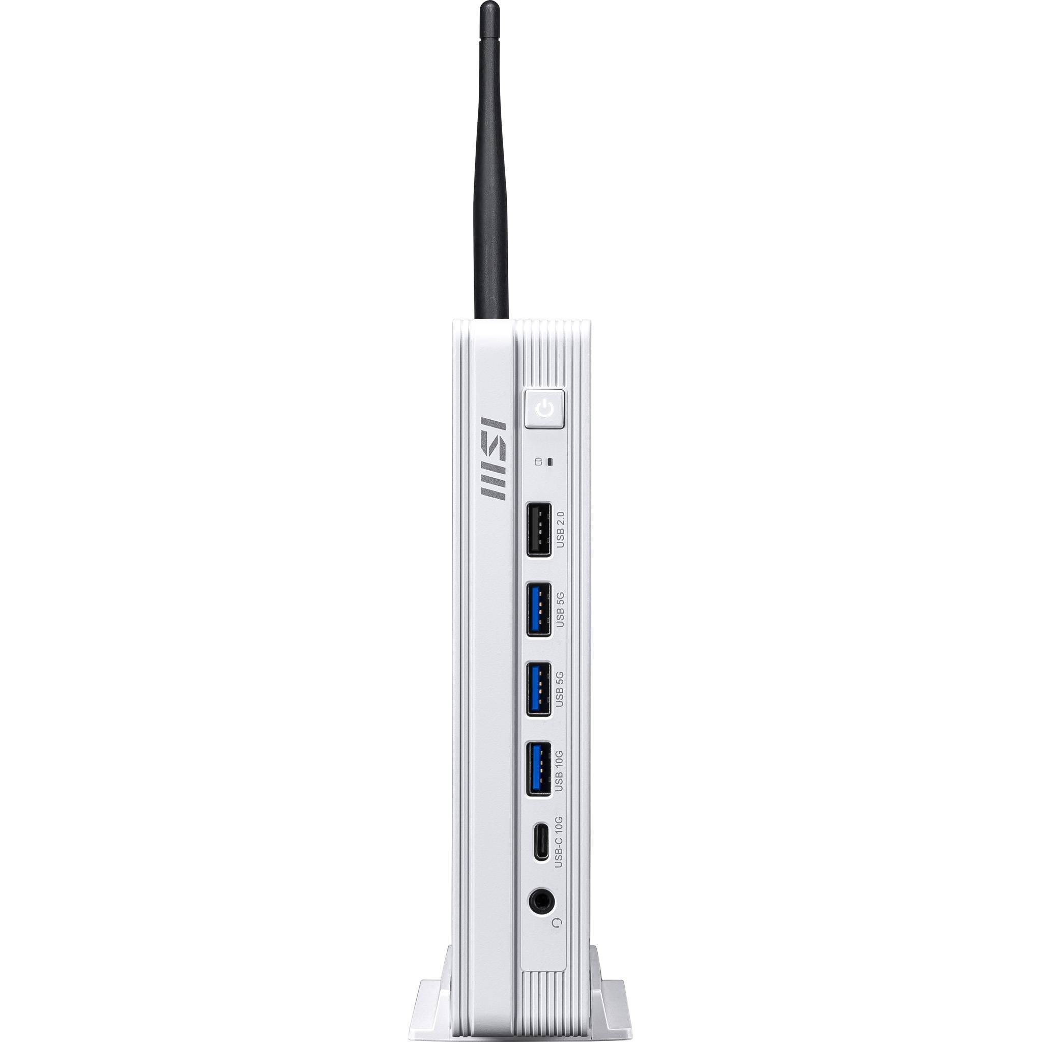 MSI PRO DP10 A14MG-006BEU PC's/werkstation Intel® Core™ i3 i3-14100 1,1L maat pc Mini PC barebone Wit