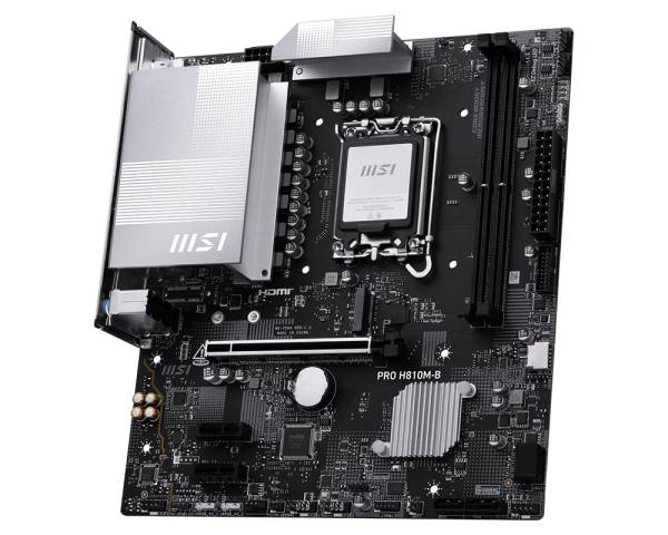 MSI PRO H810M-B moederbord Intel H810 LGA 1851 (Socket V1) micro ATX