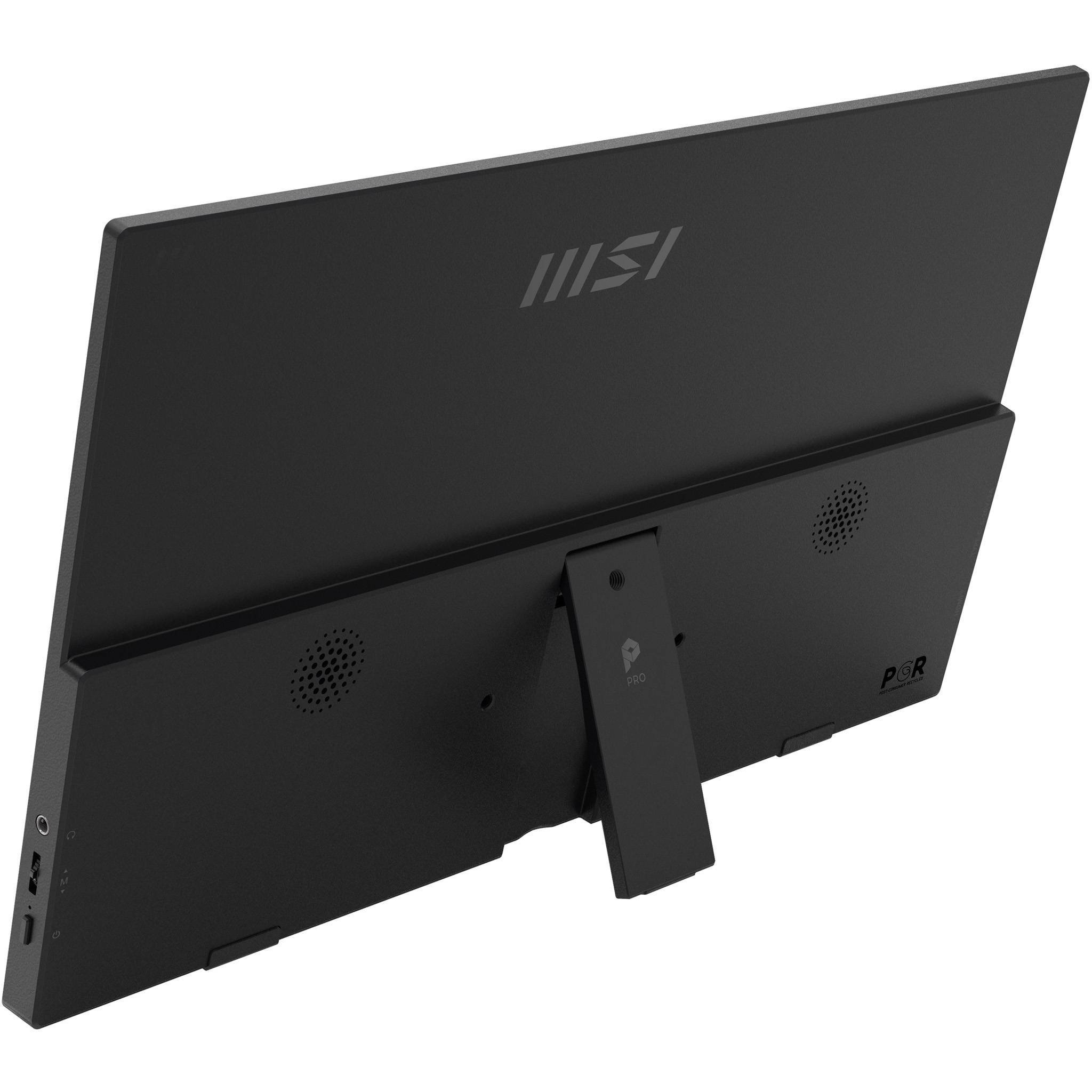 MSI PRO MP165 E6 Draagbare televisie en monitoor Draagbare monitor Zwart 39,6 cm (15.6") LED 1920 x 1080 Pixels
