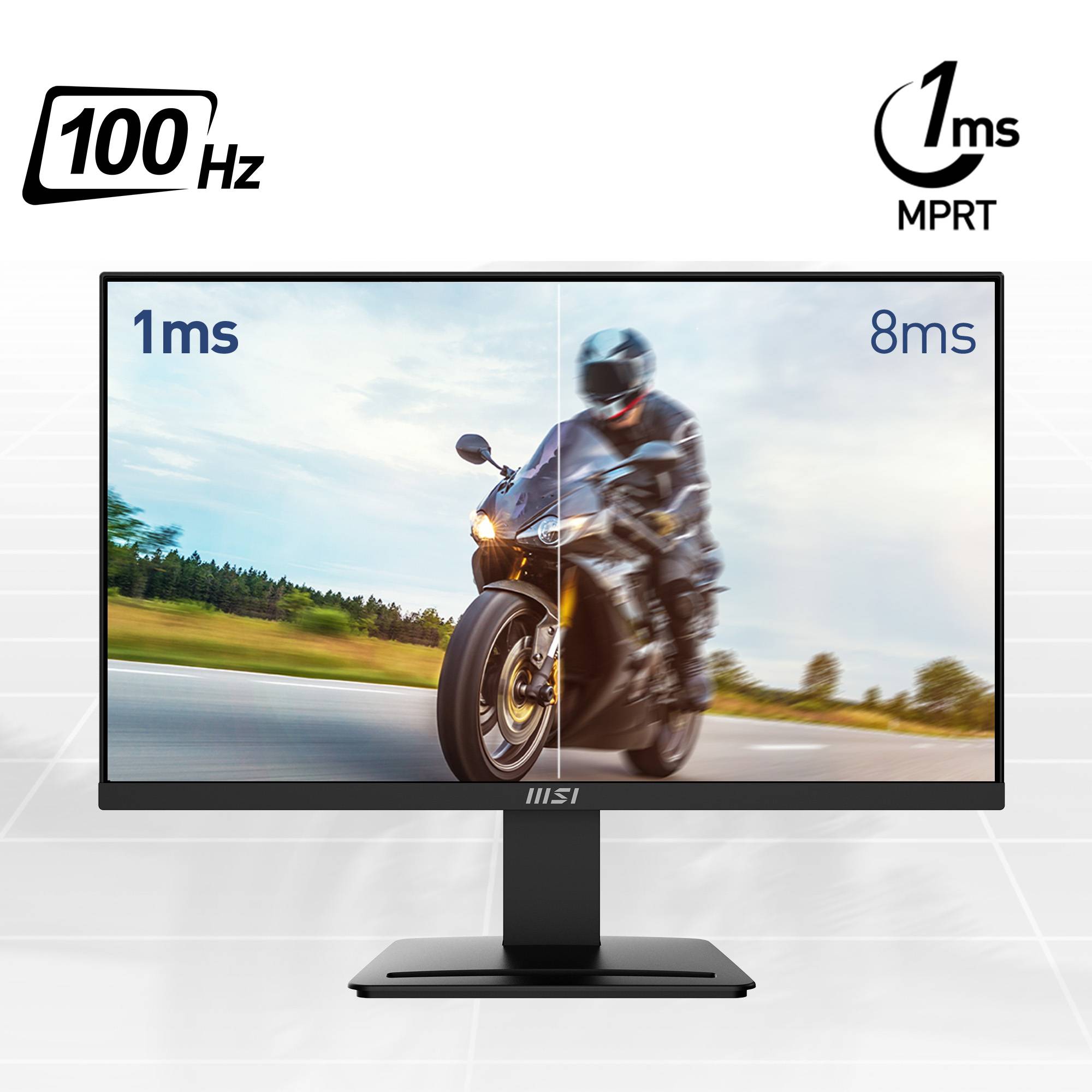 MSI Pro MP2412 computer monitor 60,5 cm (23.8") 1920 x 1080 Pixels Full HD LCD Zwart