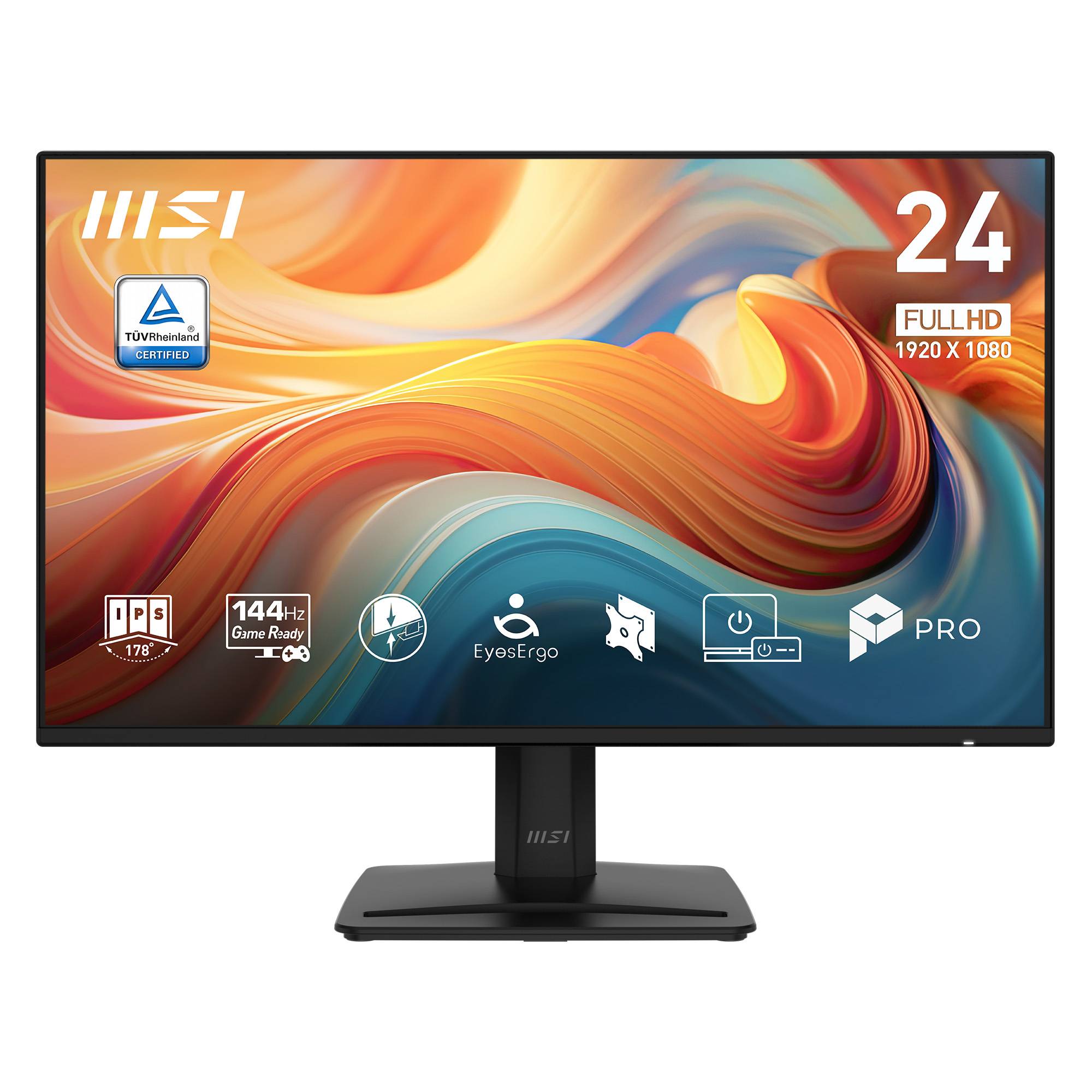 MSI Pro MP242 E14A computer monitor 60,5 cm (23.8") 1920 x 1080 Pixels Full HD LCD Zwart