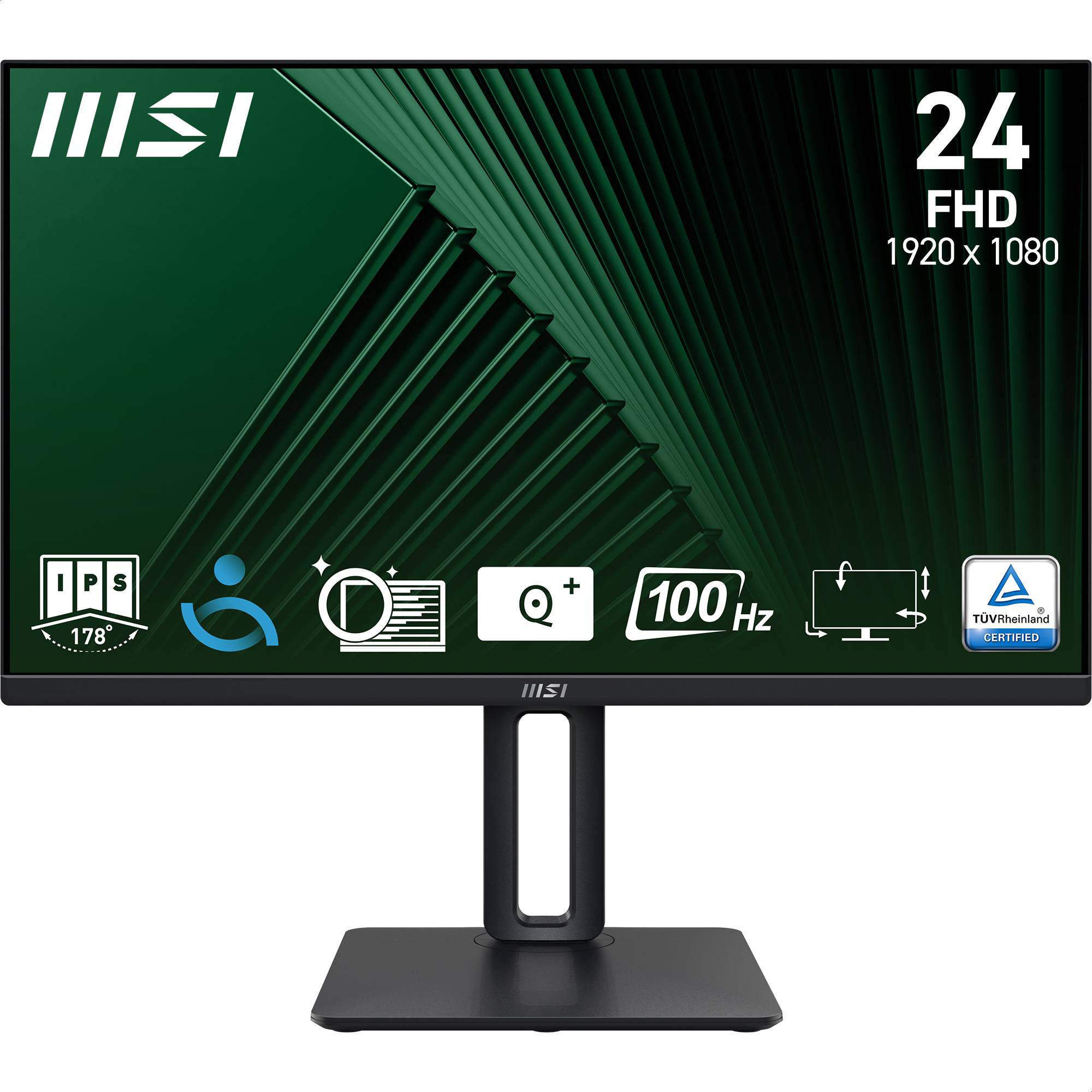 MSI Pro MP245PG computer monitor 60,5 cm (23.8") 1920 x 1080 Pixels Full HD LCD Zwart
