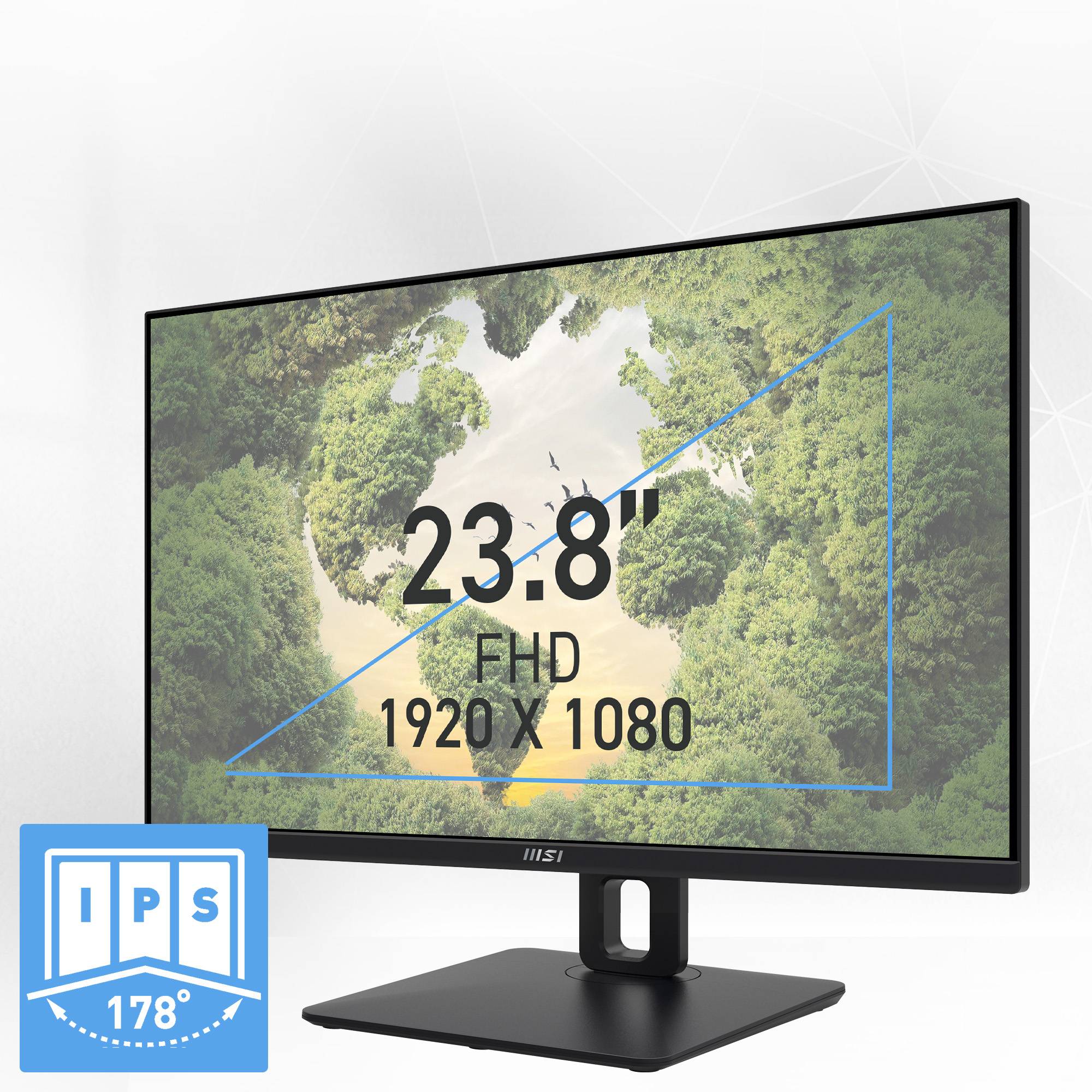 MSI Pro MP245PG computer monitor 60,5 cm (23.8") 1920 x 1080 Pixels Full HD LCD Zwart