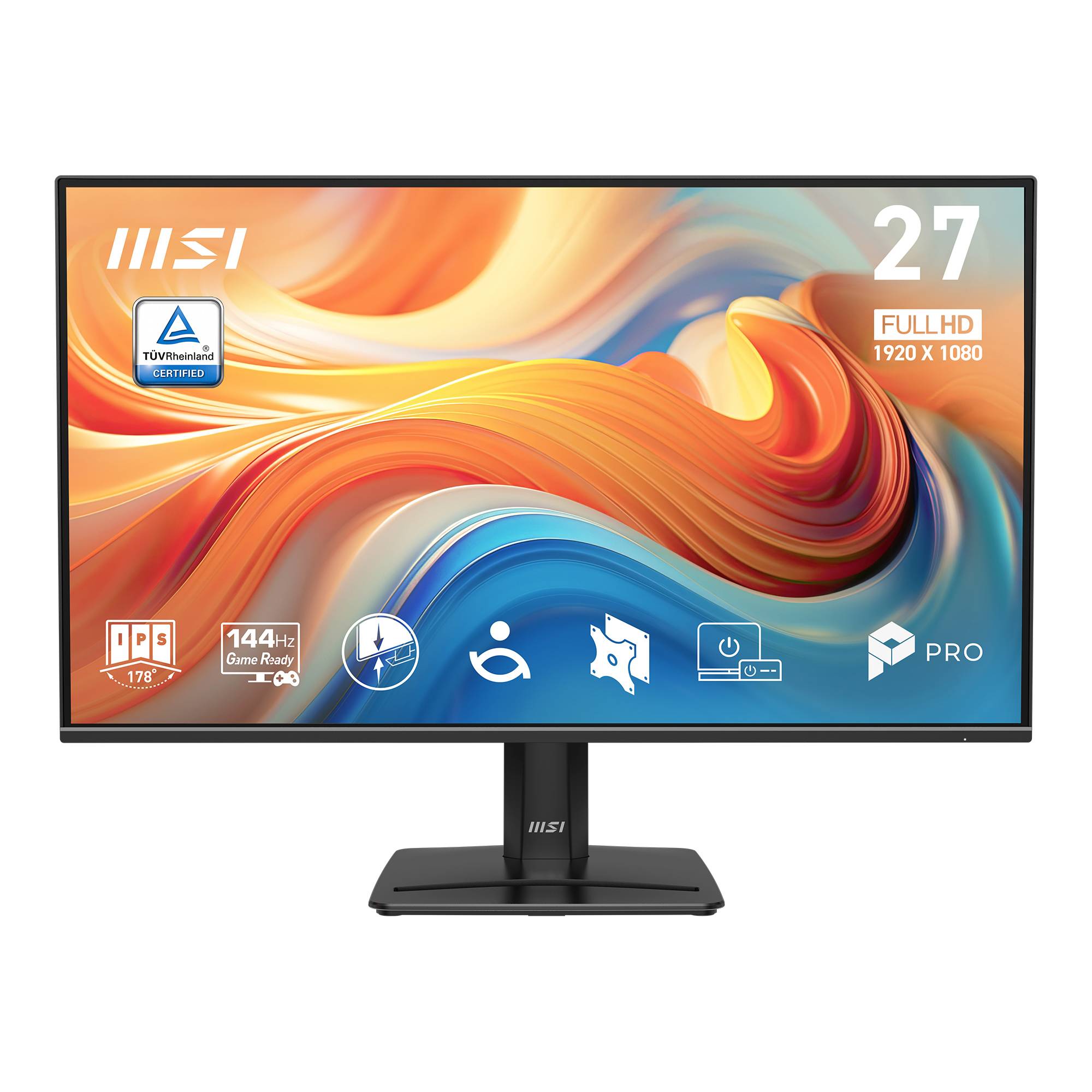 MSI Pro MP271 E14A computer monitor 68,6 cm (27") 1920 x 1080 Pixels Full HD LCD Zwart