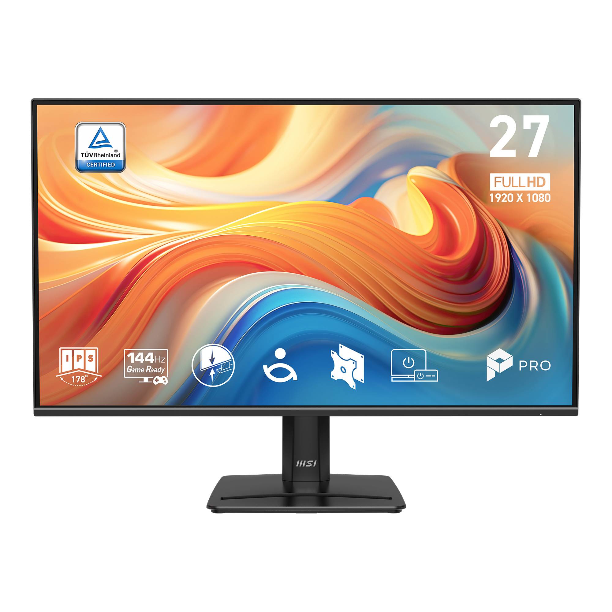 MSI Pro MP271 E14A computer monitor 68,6 cm (27") 1920 x 1080 Pixels Full HD LCD Zwart
