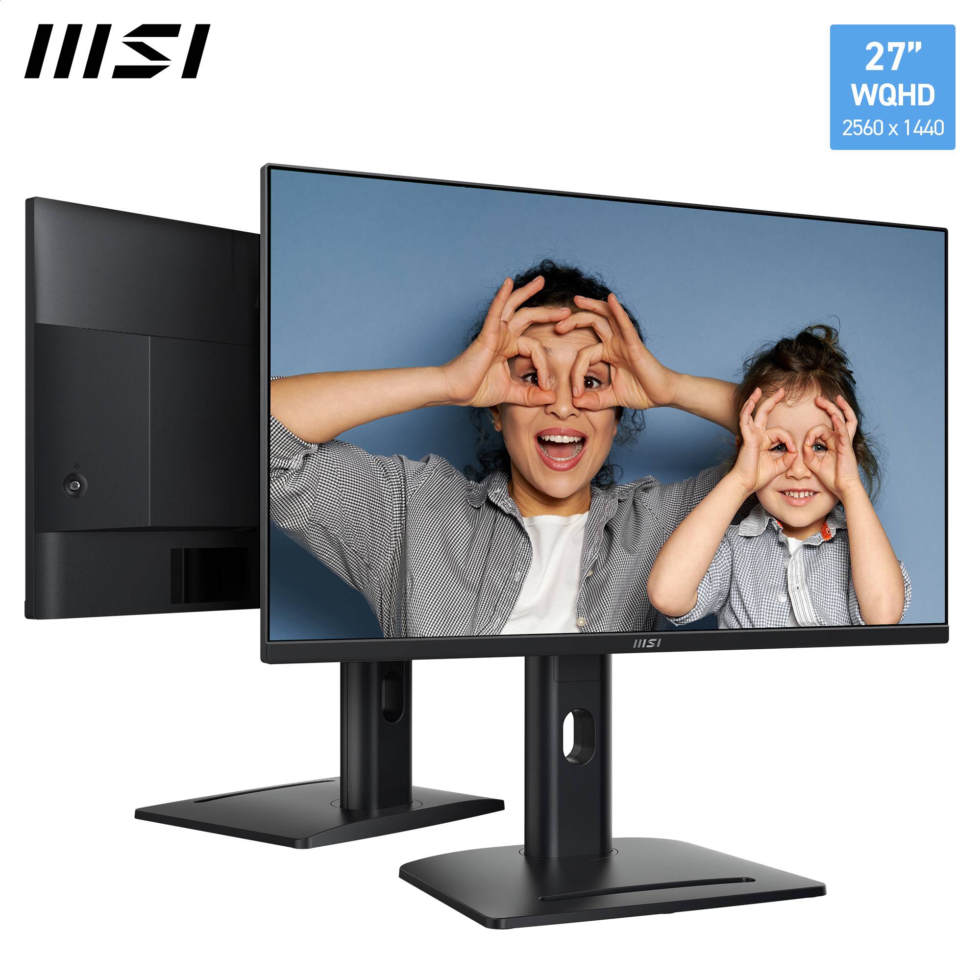 MSI Pro MP275QPG computer monitor 68,6 cm (27") 2560 x 1440 Pixels Wide Quad HD LCD Zwart
