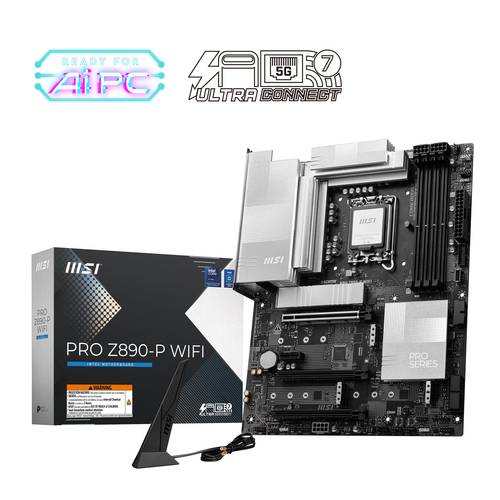 MSI PRO Z890-P WIFI moederbord Intel Z890 LGA 1851 (Socket V1) ATX