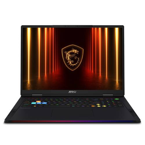 MSI Raider 18 HX AI A2XWIG-230NL Intel Core Ultra 9 285HX Laptop 45,7 cm (18") UHD+ 64 GB DDR5-SDRAM 4 TB SSD NVIDIA GeForce RTX 5080 Wi-Fi 7 (802.11be) Windows 11 Home Zwart