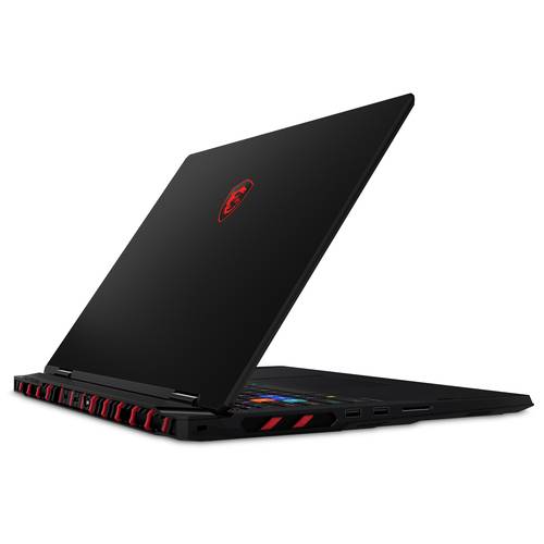 MSI Raider 18 HX AI A2XWIG-230NL Intel Core Ultra 9 285HX Laptop 45,7 cm (18") UHD+ 64 GB DDR5-SDRAM 4 TB SSD NVIDIA GeForce RTX 5080 Wi-Fi 7 (802.11be) Windows 11 Home Zwart