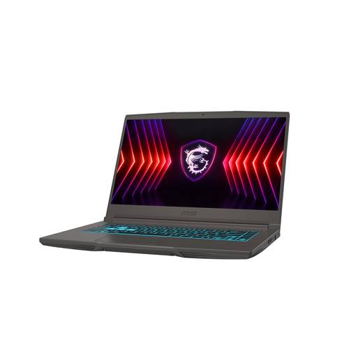 MSI Thin A15 B7UC-004NL AMD Ryzen™ 5 7535HS Laptop 39,6 cm (15.6") Full HD 16 GB DDR5-SDRAM 512 GB SSD NVIDIA GeForce RTX 3050 Wi-Fi 6E (802.11ax) Windows 11 Home Grijs