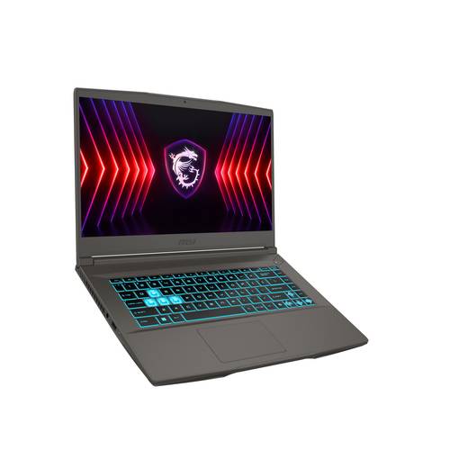 MSI Thin A15 B7VE-002NL AMD Ryzen™ 7 7735HS Laptop 39,6 cm (15.6") Full HD 16 GB DDR5-SDRAM 512 GB SSD NVIDIA GeForce RTX 4050 Wi-Fi 6E (802.11ax) Windows 11 Home Grijs