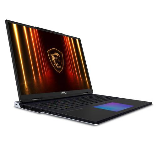 MSI Titan 18 HX AI A2XWJG-492NL Intel Core Ultra 9 285HX Laptop 45,7 cm (18") UHD+ 64 GB DDR5-SDRAM 6 TB SSD NVIDIA GeForce RTX 5090 Wi-Fi 7 (802.11be) Windows 11 Pro Zwart