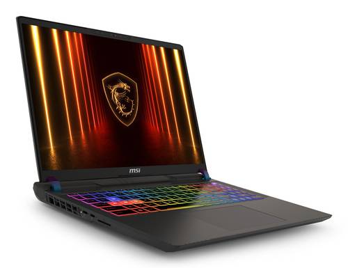 MSI Vector 16 HX AI A2XWHG-674NL Intel Core Ultra 7 255HX Laptop 40,6 cm (16") Quad HD+ 32 GB DDR5-SDRAM 1 TB SSD NVIDIA GeForce RTX 5070 Ti Wi-Fi 6E (802.11ax) Windows 11 Home Grijs