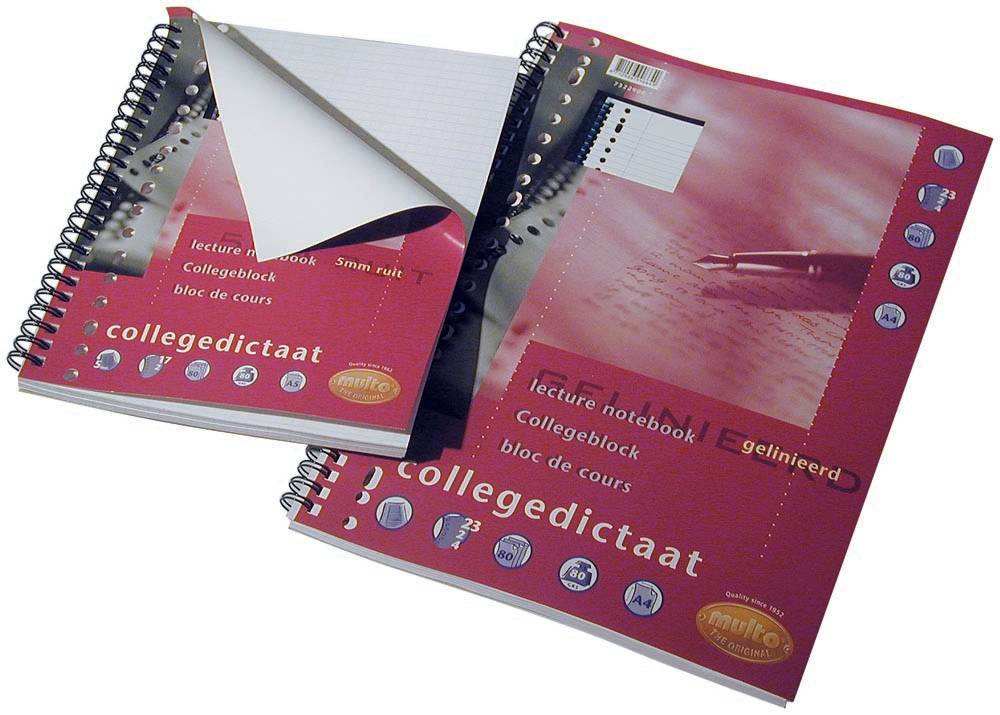 Multo collegedictaat ft A4, gelijnd, 23-gaats