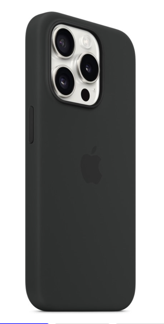 Apple Siliconenhoesje met MagSafe voor iPhone 15 Pro - Black