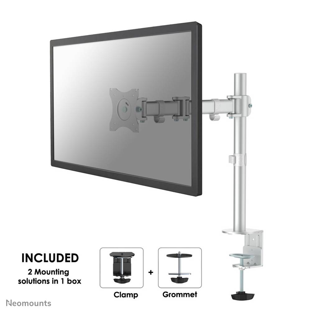 Neomounts NM-D135SILVER Monitorarm 10-30"
