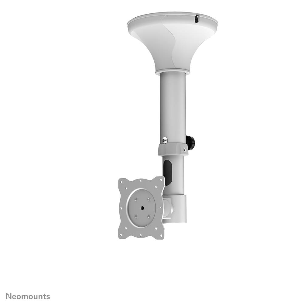 Neomounts FPMA-C025SILVER Monitor/TV-beugel plafond 10-30" - h 37-47 cm - kantelbaar