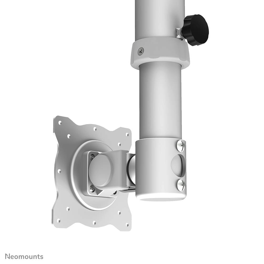Neomounts FPMA-C025SILVER Monitor/TV-beugel plafond 10-30" - h 37-47 cm - kantelbaar