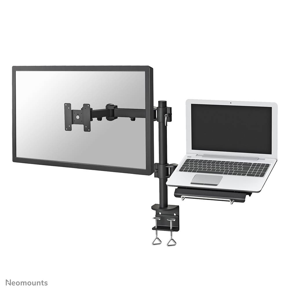 Neomounts FPMA-D960NOTEBOOK Monitorarm met laptophouder 10-27"