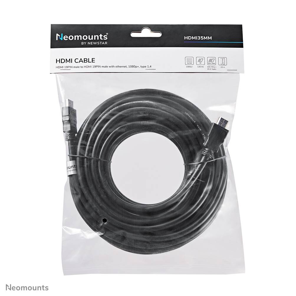 Neomounts HDMI35MM HDMI kabel - 10 meter