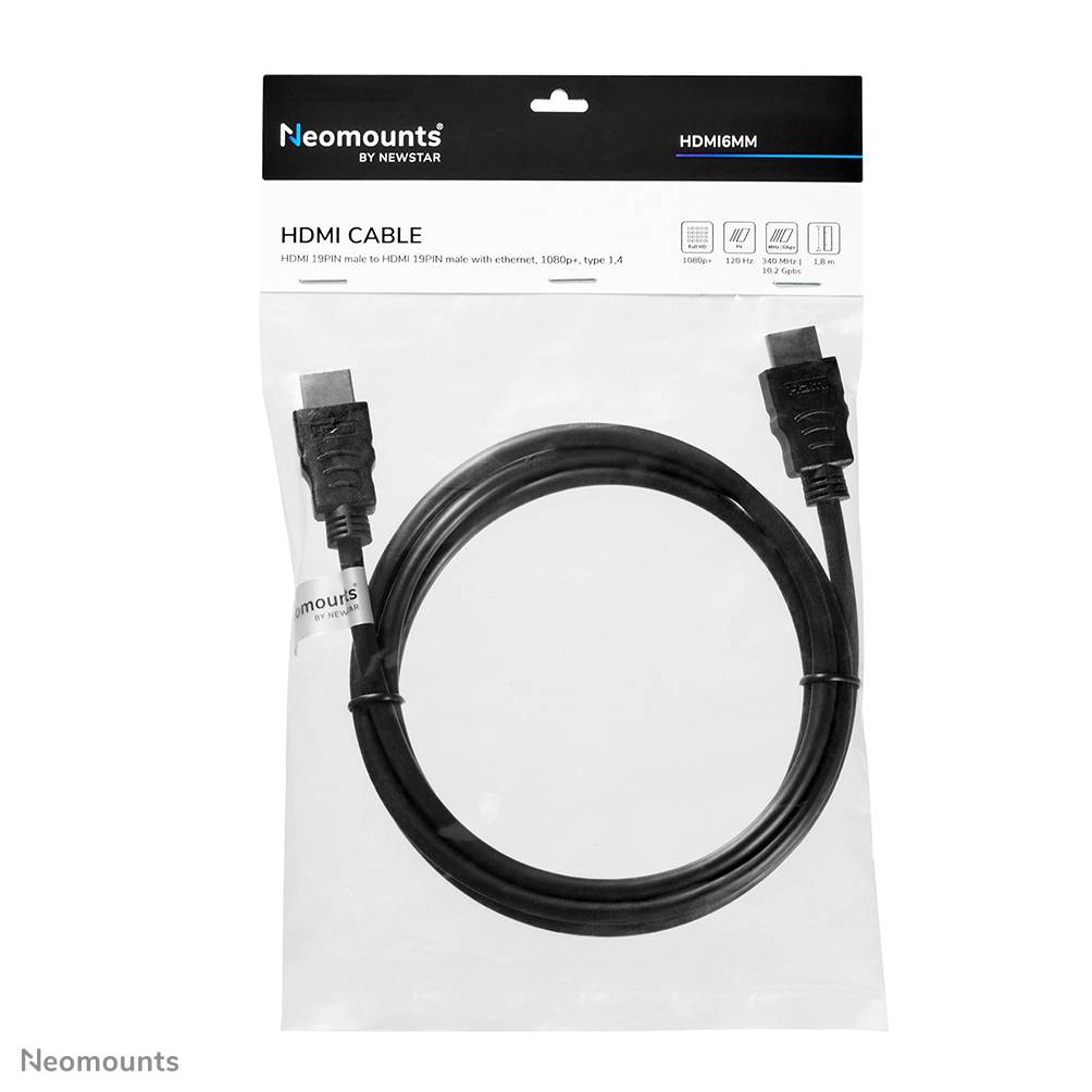 Neomounts HDMI6MM HDMI kabel - 1.8 meter