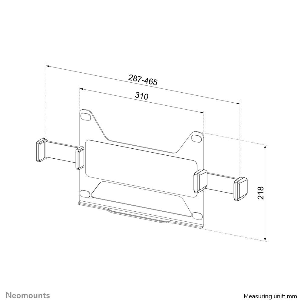 Neomounts laptophouder - ADS20-425BL1