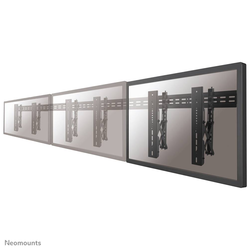 Neomounts LED-VW1000BLACK Videowall muurbeugel 40-75" - pull-out - max 50 kg