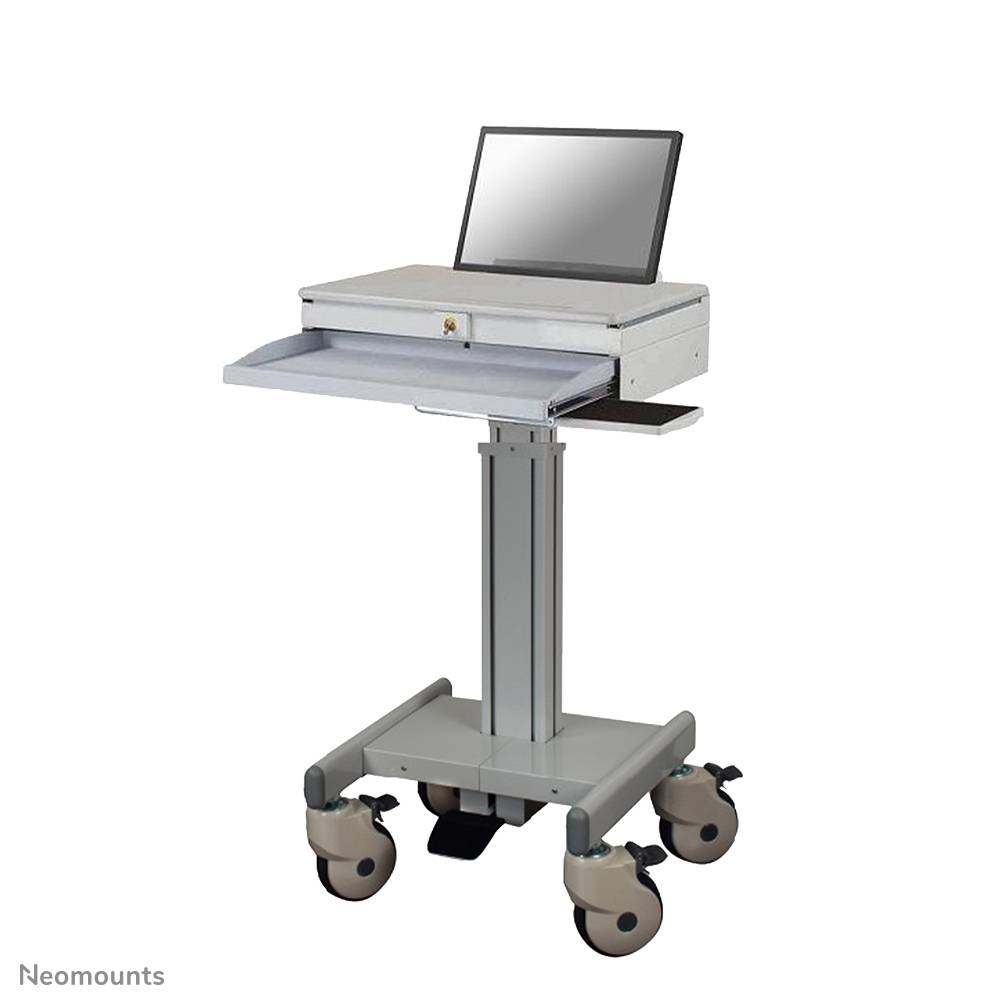 Neomounts MED-M100 Medisch mobiel werkstation -17" - gasveer - vergrendelbaar