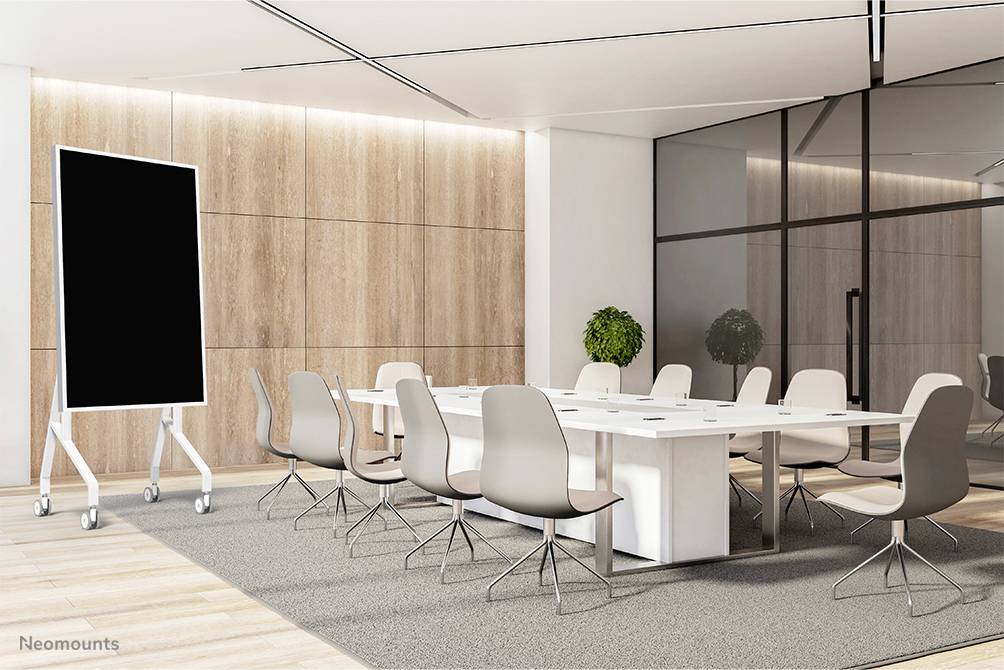 Neomounts FL50-515WH1 Samsung Flip trolley 55-65" - roteerbaar - snelle installatie