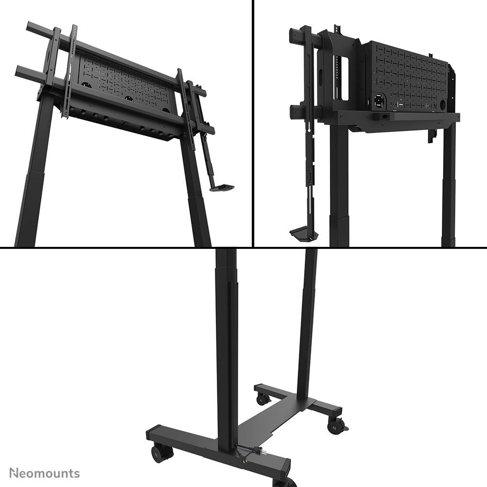 Neomounts FL55-975BL1 TV trolley 75-115" - gemotoriseerd