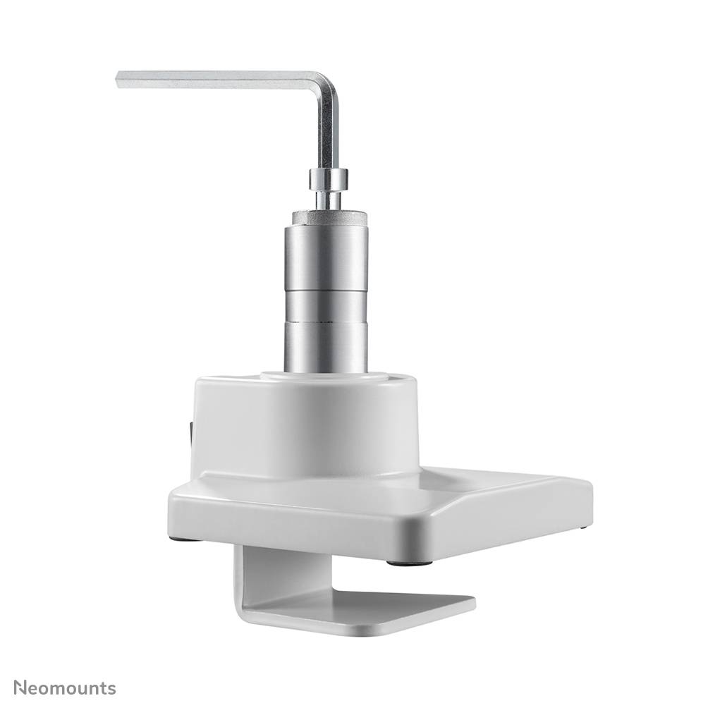 Neomounts NM-D775WHITEPLUS Monitorarm 10-49" - gasveer - Topfix - 180°-stop
